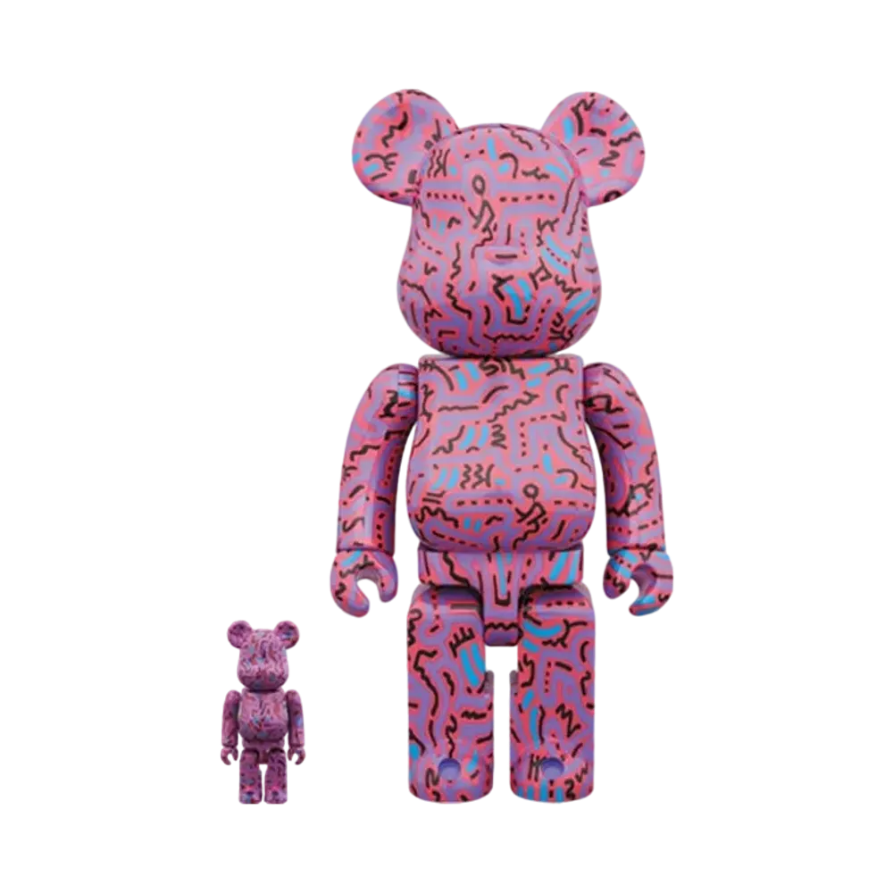 Bearbrick x Keith Haring #2 100% & 400%