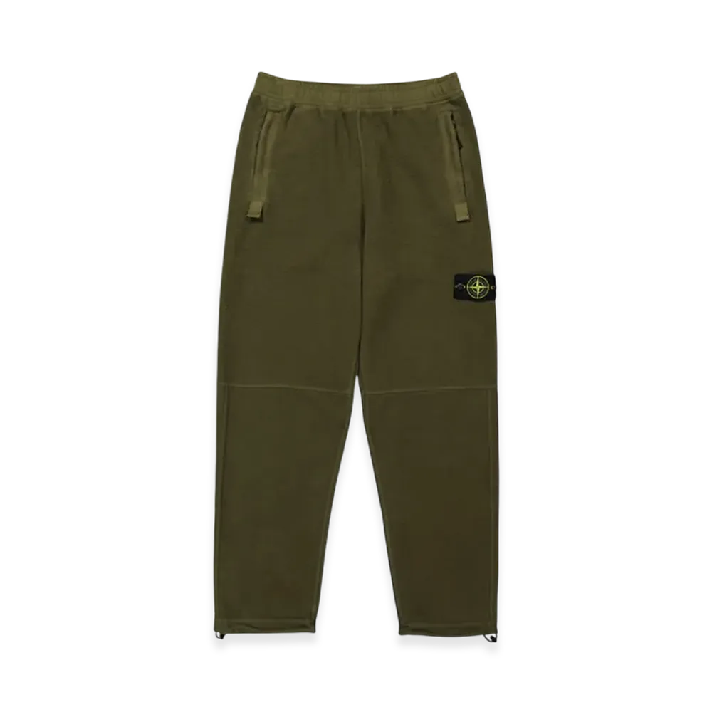 Stone Island 60854 Garment Dyed Gauzed Cotton Nylon Sweatpants - 23FW "Olive Green"