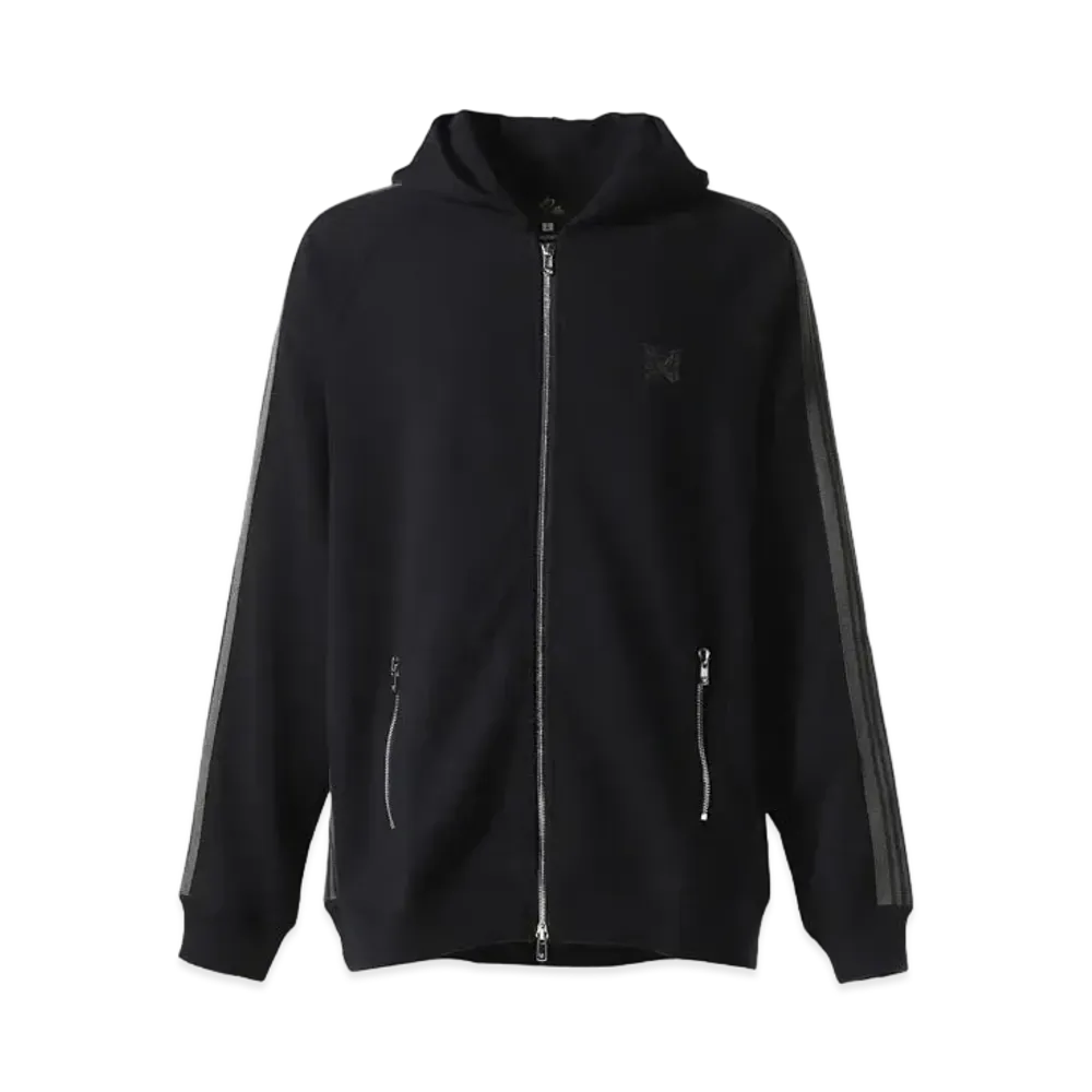 Needles x NUBIAN FW24 Zipped Track Hoody - Cotton Jersey "Black"