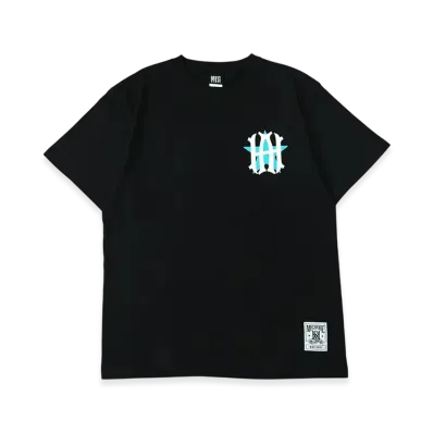 ayumi hamasaki x CONVERSE TOKYO x MFC STORE AH Logo Tee "Black/Turquoise"