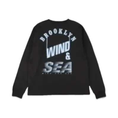 WIND AND SEA D.T.R.T -Bklyn- L/S Tee "Jet Black"