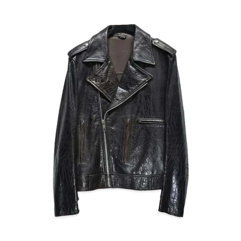 Maison Margiela Destroy Leather Jacket "Brown"