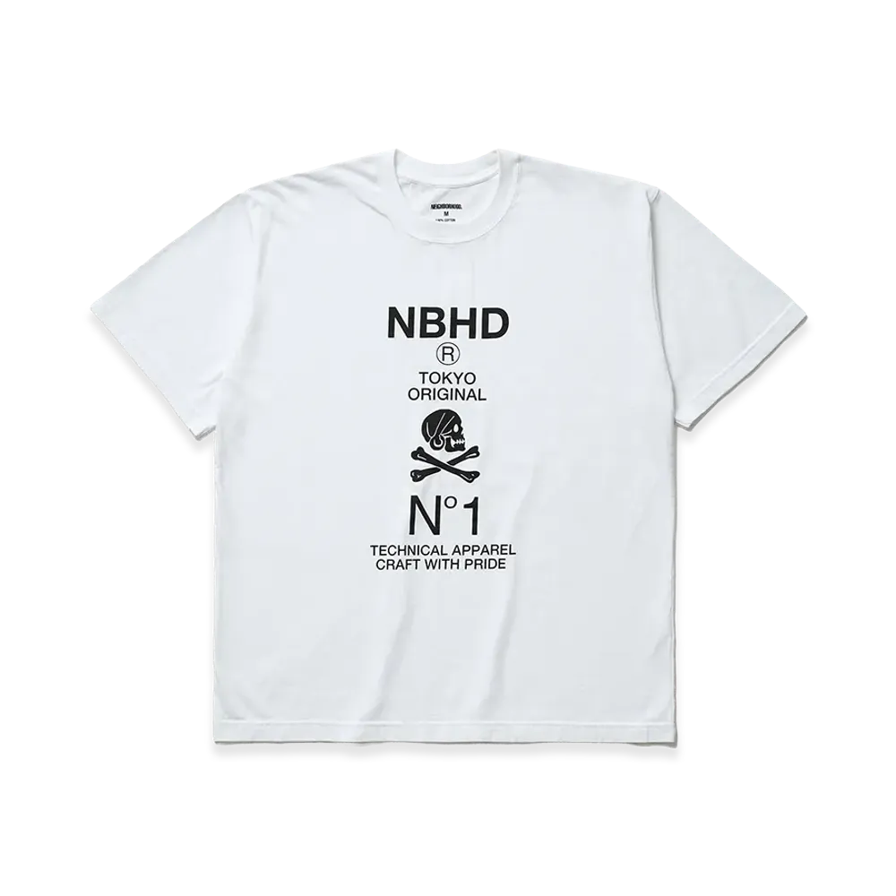 NEIGHBORHOOD NH . Tee SS-8 "White"