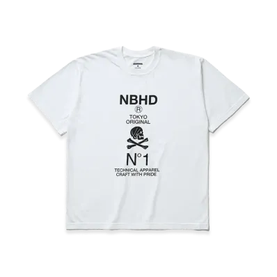 NEIGHBORHOOD NH . Tee SS-8 "White"