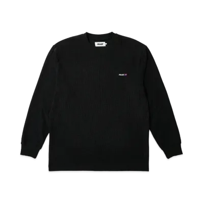 PALACE Grid Thermal Longsleeve "Black"