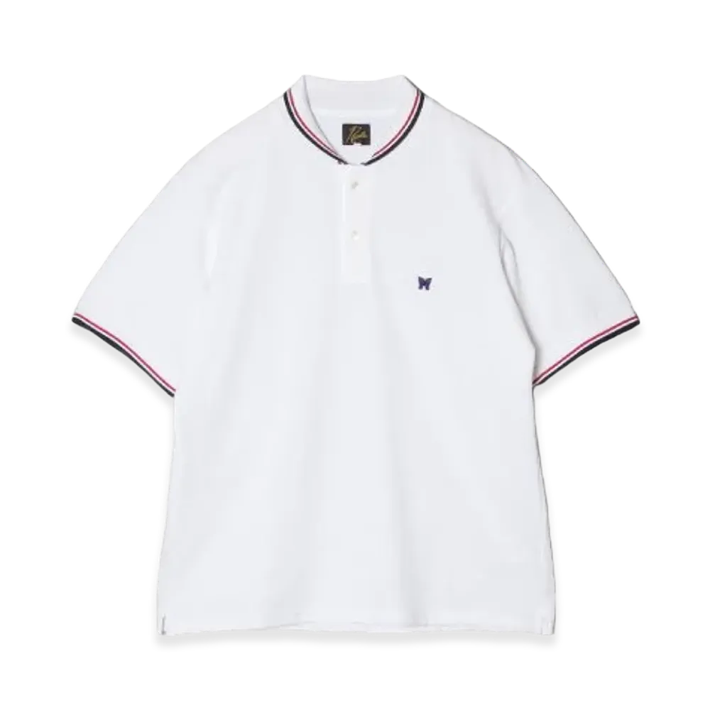 NEEDLES Shawl Collar Polo Shirt "White"