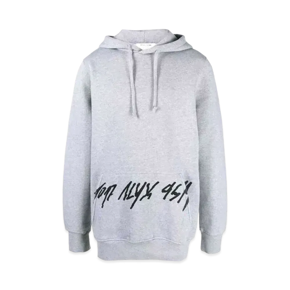 1017 ALYX 9SM Logo-Print Hoodie "Gray"