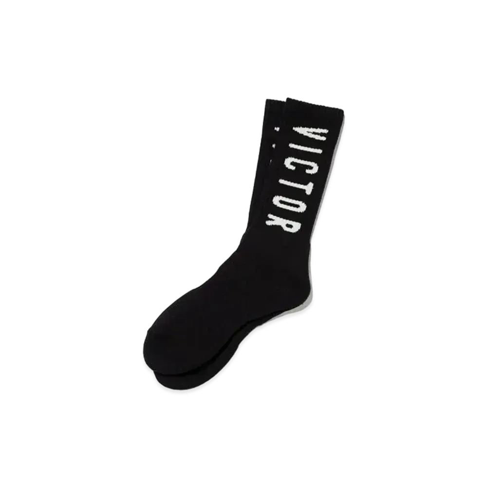 Victor Victor Worldwide Logo Socks "Black"