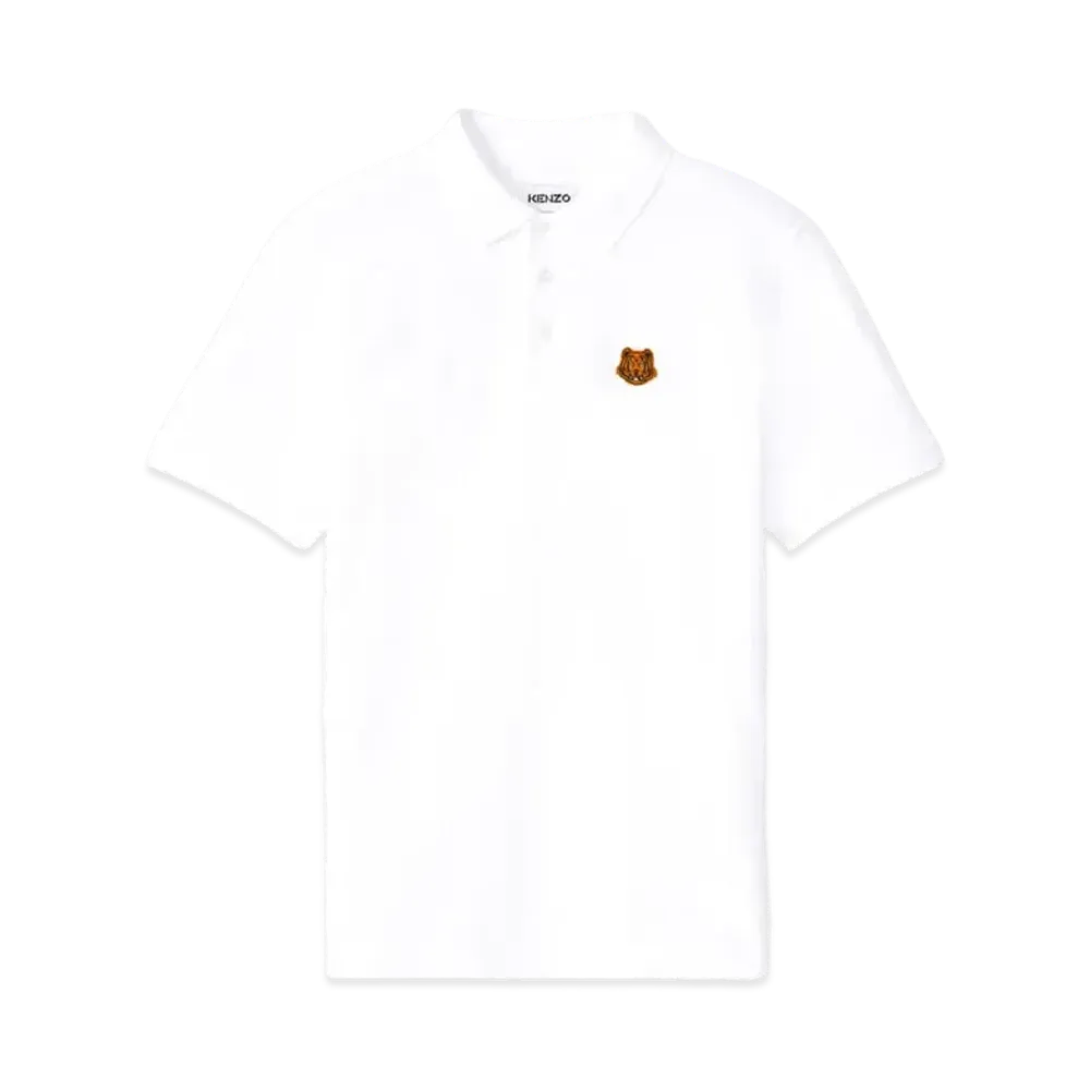 KENZO PoloShirt tiger Tigre Crest "White"