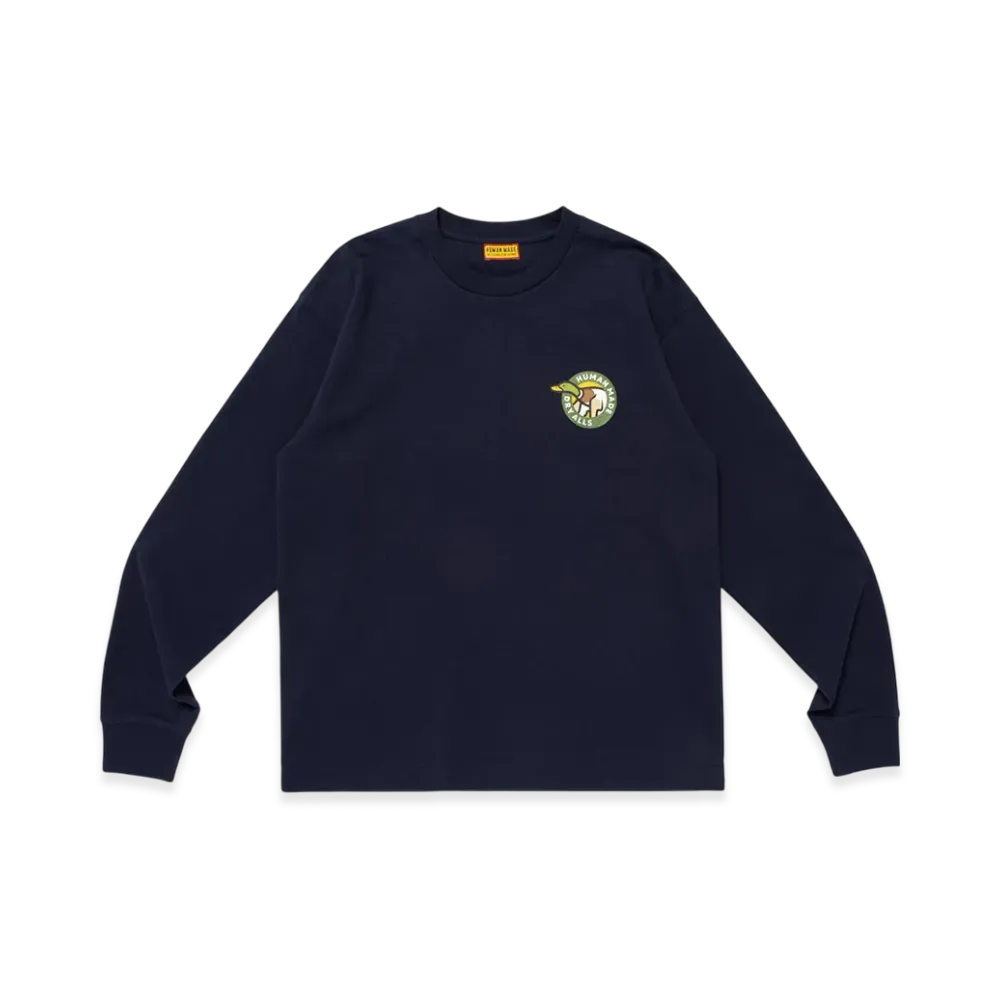 HUMAN MADE Graphic L/S T-Shirt "Navy"