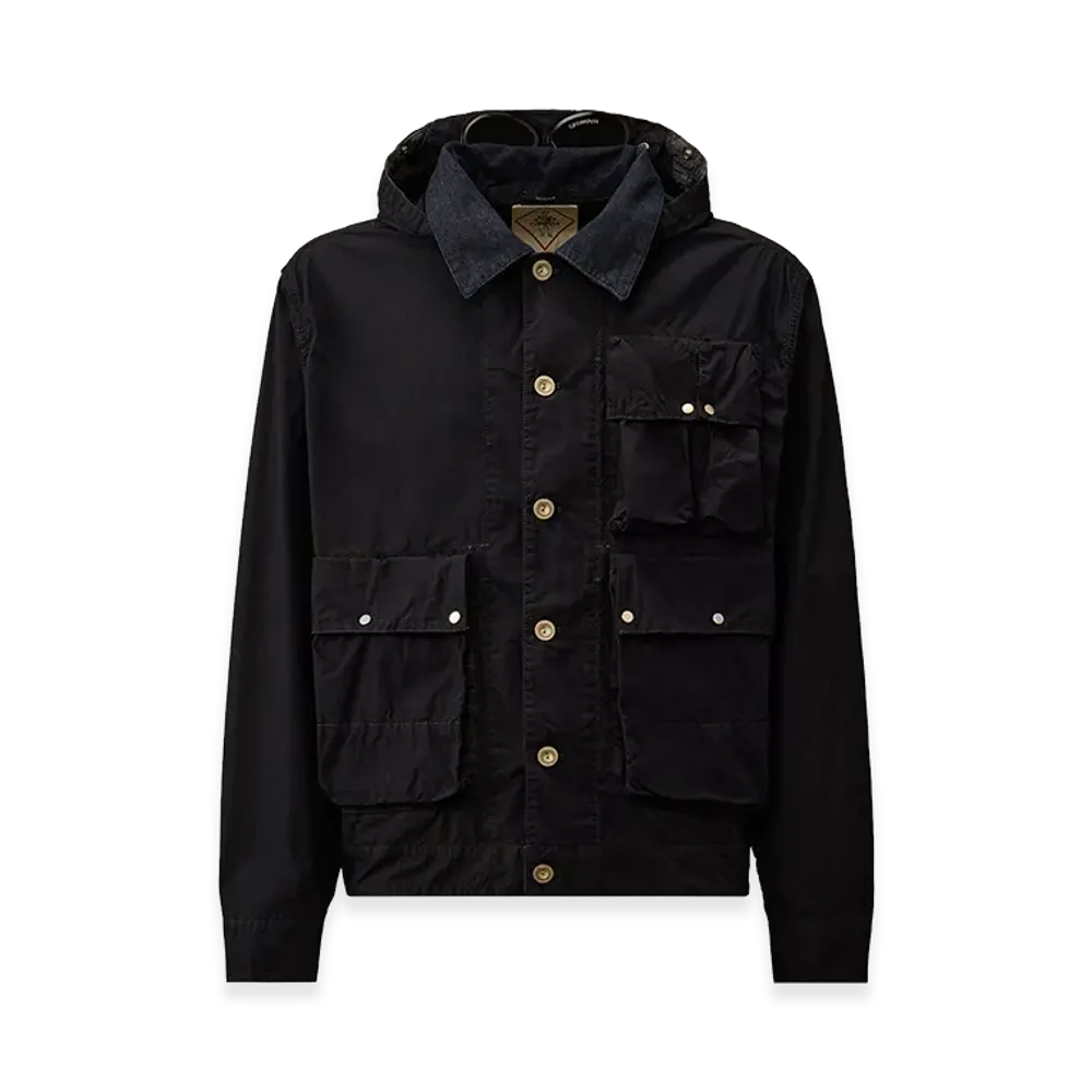 C.P. Company 50 Fili Indigo Goggle Jacket "Insignia Blue"