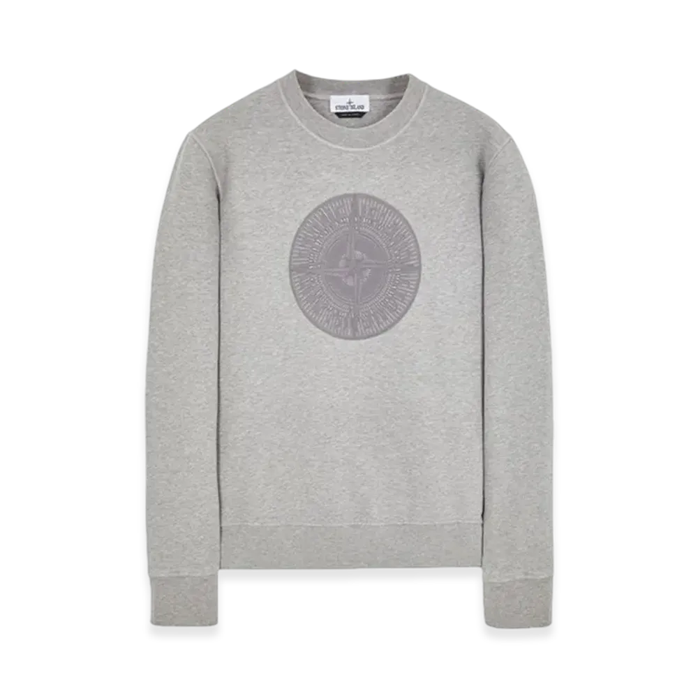 Stone Island 66559 Industrial One Print Crewneck Sweatshirt - 23FW "Dust Melange"