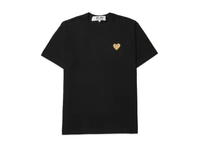 COMME des GARCONS PLAY CDG Gold Heart T-Shirt "Black"