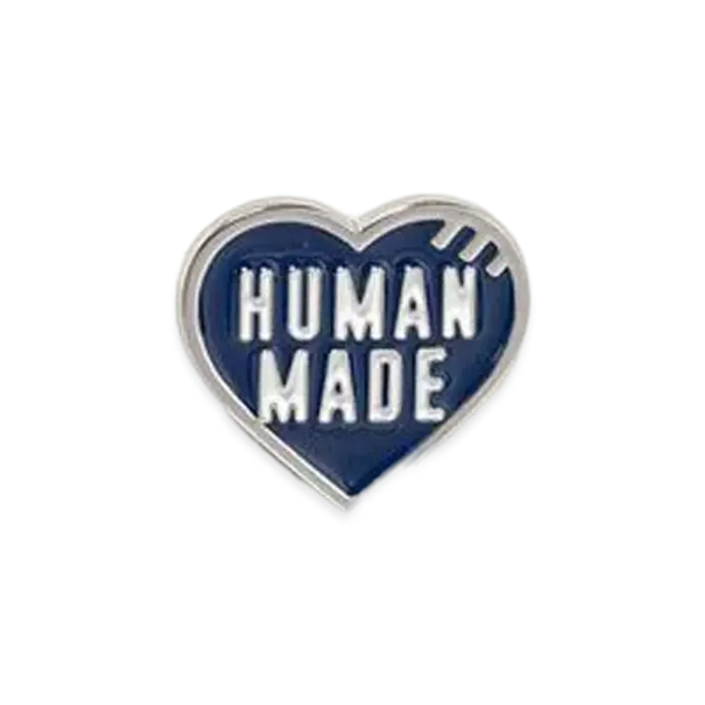 HUMAN MADE Heart Pins "Navy"