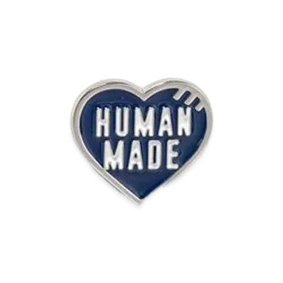HUMAN MADE Heart Pins "Navy"
