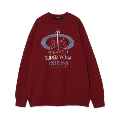 UNDERCOVER x Brigitte Tanaka Cotton sweatshirt pullover "Bordeaux"