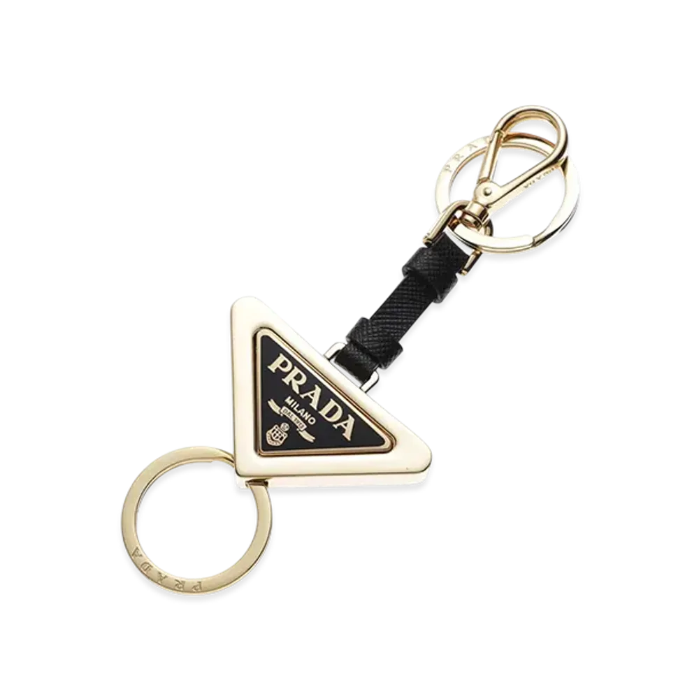 PRADA Key Ring "Oro/Nero"