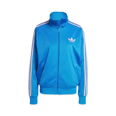 adidas Adicolor Classic Firebird Loose Track Top "Blue/Semi Pink Spark"