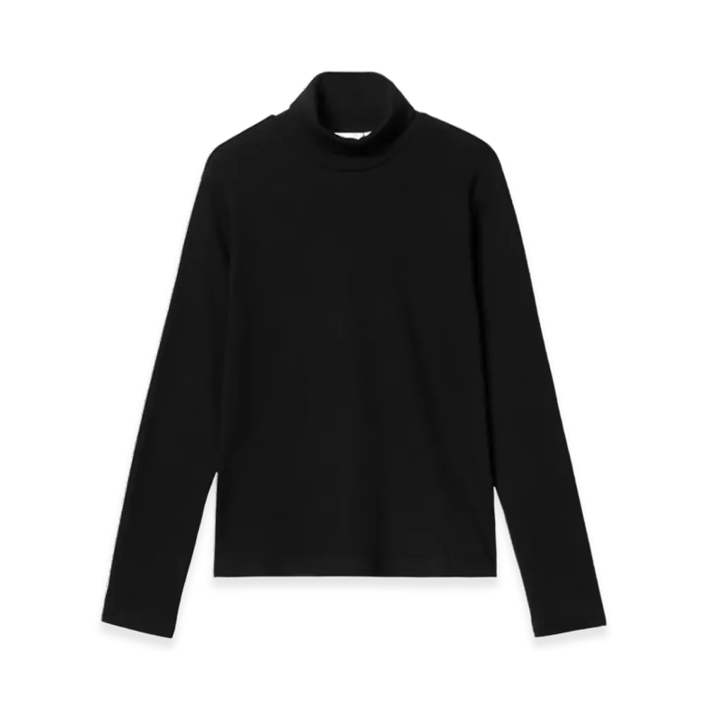 Carhartt WIP Women's Turtleneck Long Sleeve T-Shirt "Black"