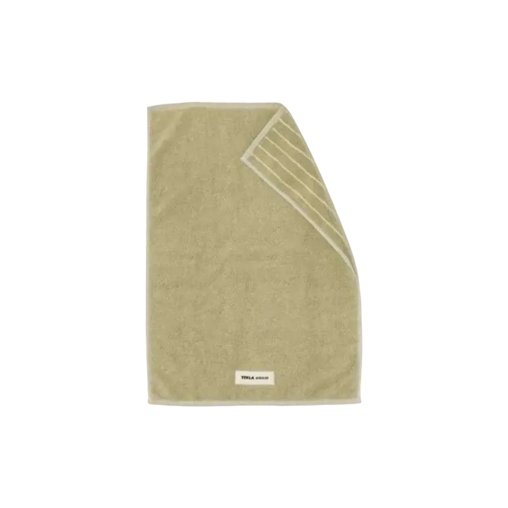 AURALEE x Tekla Bath Mat "Khaki Moss"