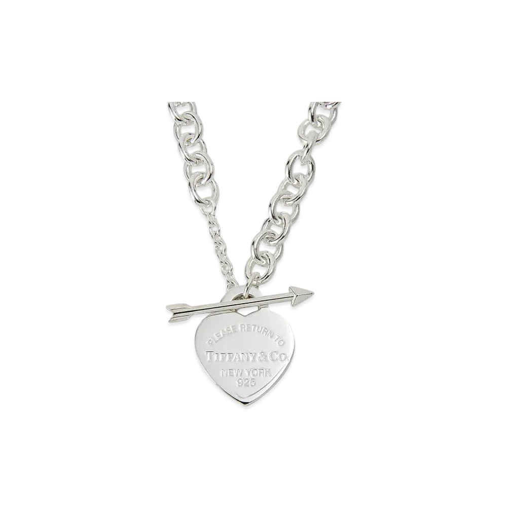 Tiffany & Co. Return to Tiffany Heart Tag Necklace "Silver"