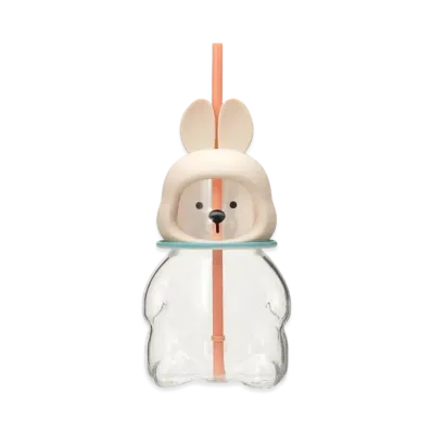 STARBUCKS Glass Tumbler Bearista Astro Rabbit 591ml