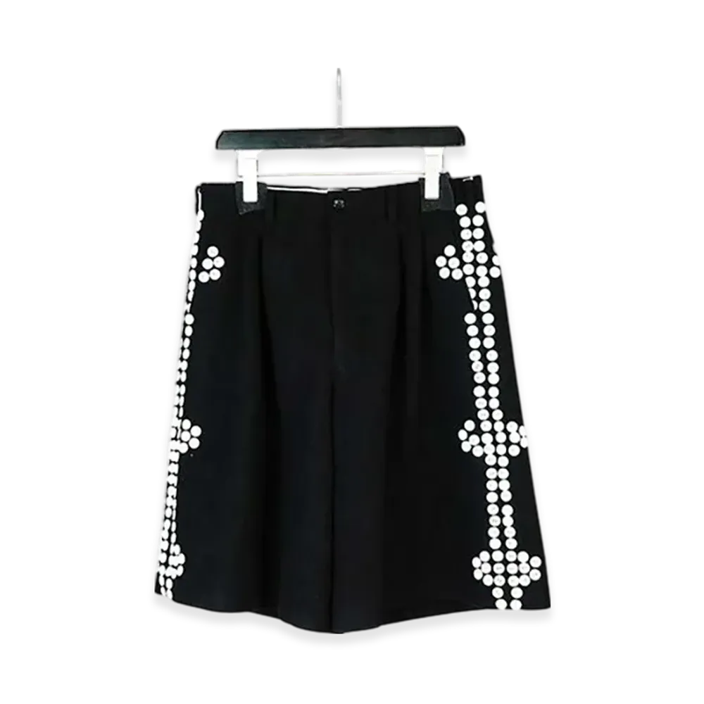 COMME des GARCONS HOMME PLUS Button Polyester Shorts "Black"