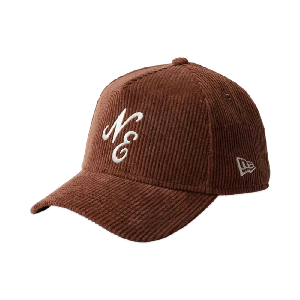 NEW ERA 9Forty A-Frame Corduroy Classic Logo "Brown"
