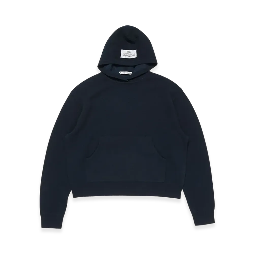 Acne Studios Cashmere Hoodie Sweater "Ink Blue"