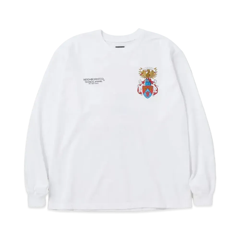 NEIGHBORHOOD NH . Tee LS-13 "White"