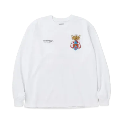 NEIGHBORHOOD NH . Tee LS-13 "White"