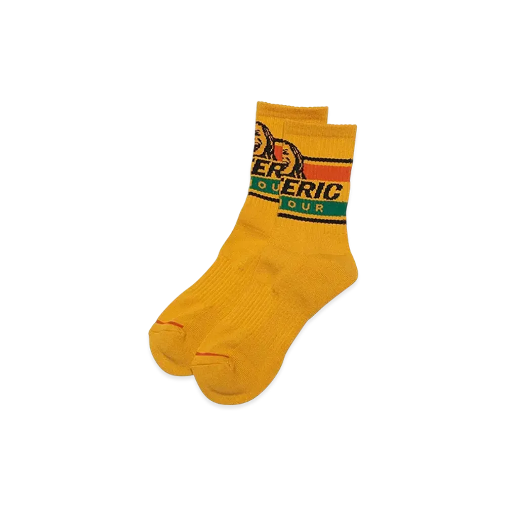 HYSTERIC GLAMOUR Make Me Smile Skater Socks "Yellow"