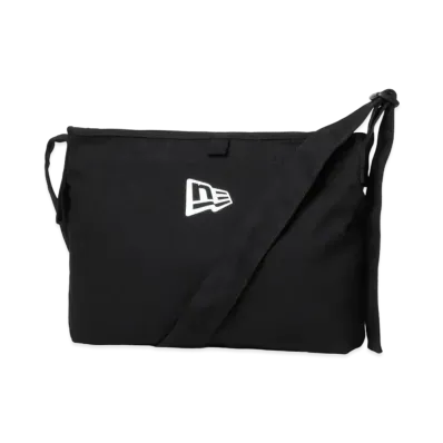 NEW ERA Canvas Shoulder Bag 8L Flag Logo "Black"