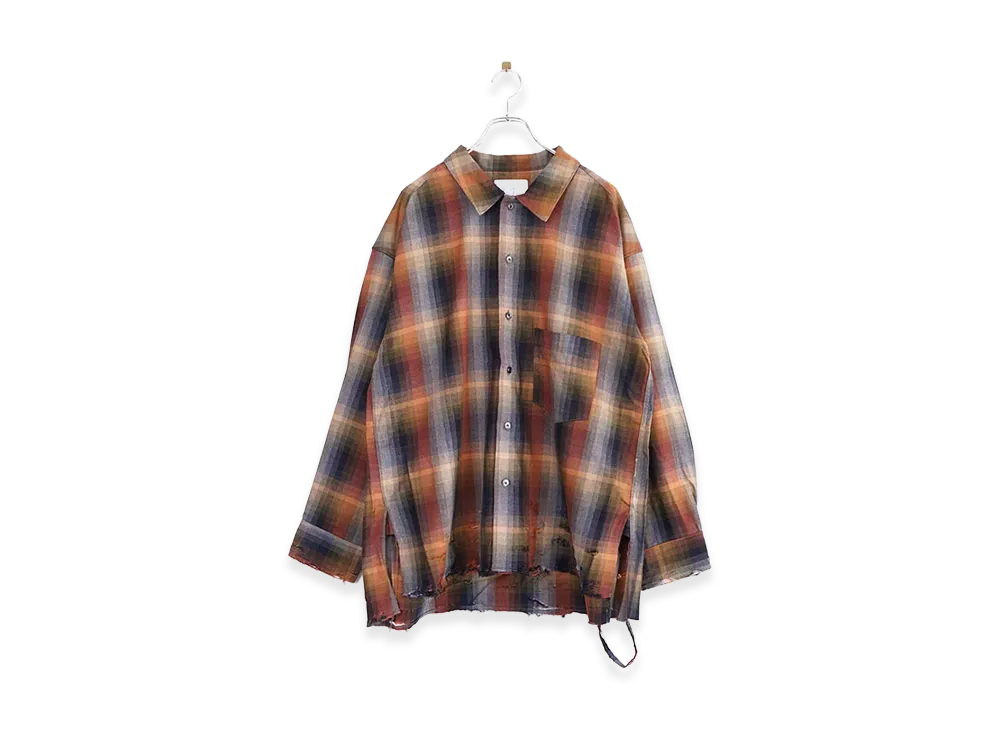 ANCELLM R/C Check Crash LS Shirt "Red/Black"