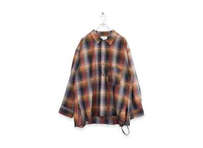 ANCELLM R/C Check Crash LS Shirt "Red/Black"