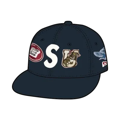 Supreme Mascots S Logo New Era "Navy"