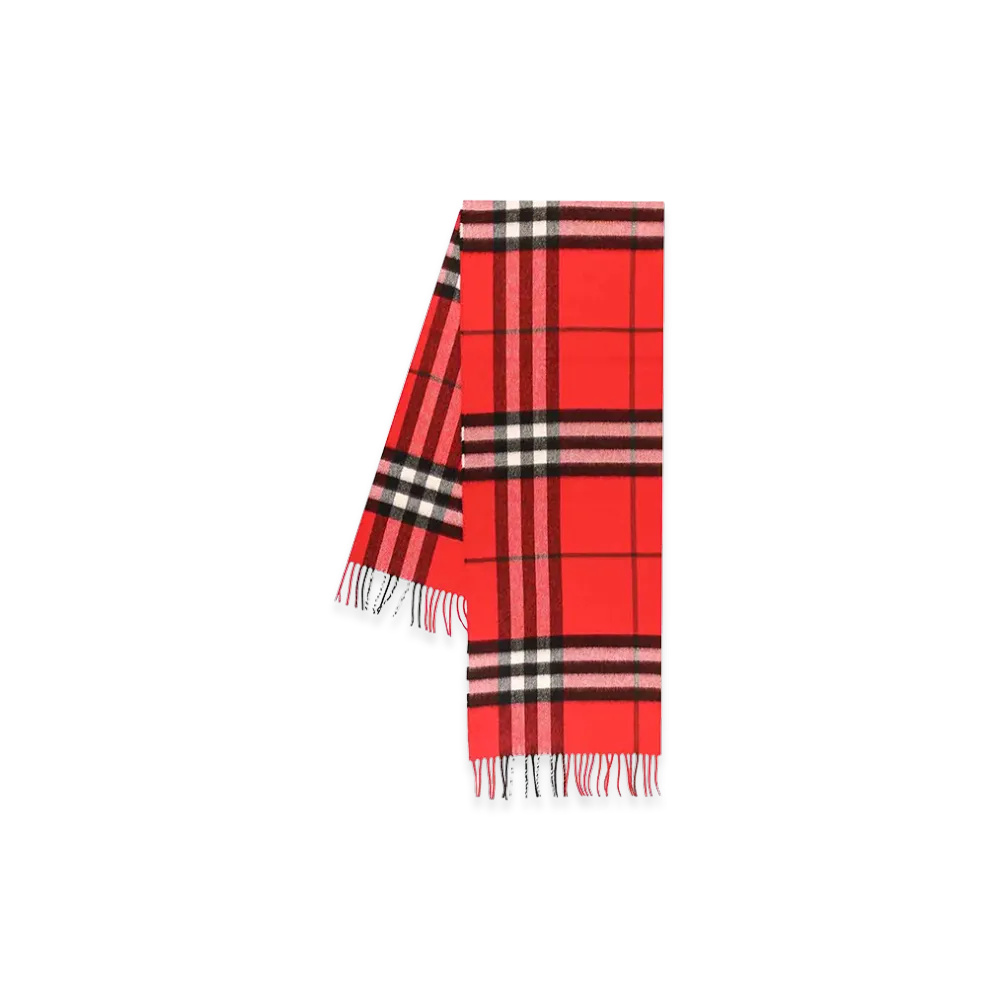 Burberry "Check" Scarf "Red"