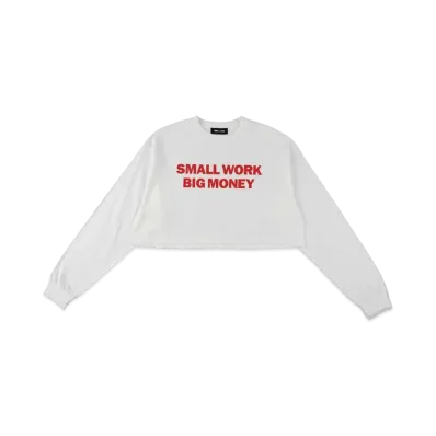 WIND AND SEA Smbm LS Cropped Tee "Black"