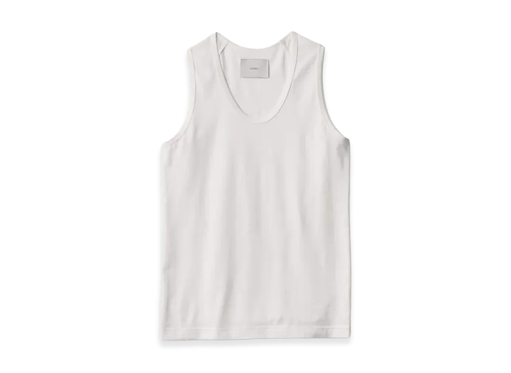 ssstein Suvin Cotton Tank Top "Off White"