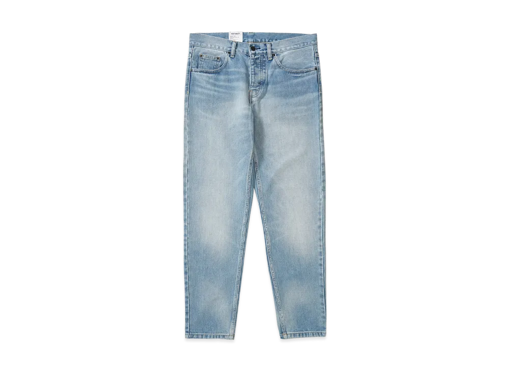 Carhartt WIP Newel Pant Relaxed Tapered Fit Denim "Light Used Wash"