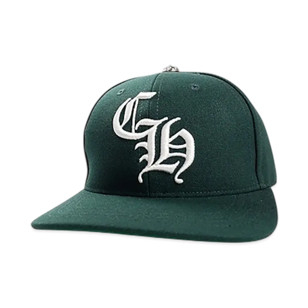 Chrome Hearts 6 Panel On Field Baseball Cap "Forest Green"