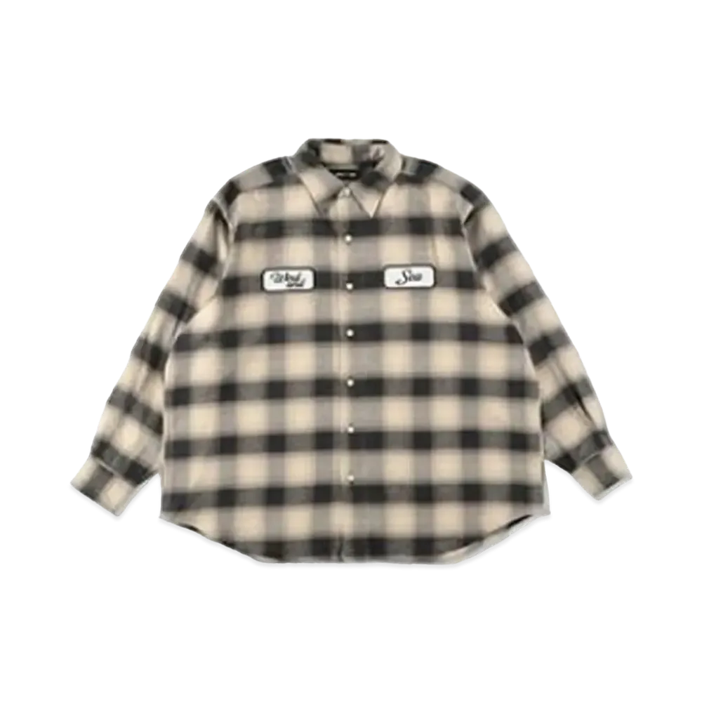 WIND AND SEA WDS Check Shirt "Yellow"