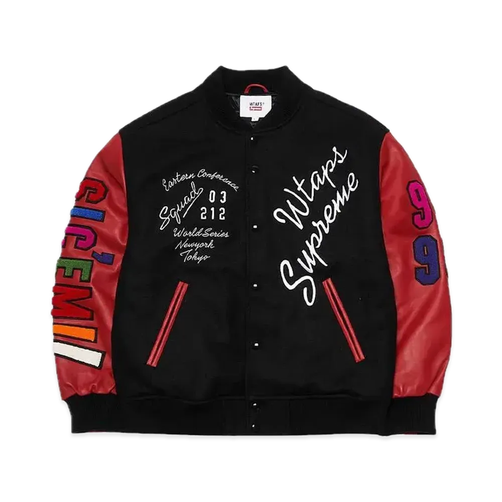 Supreme x WTAPS Varsity Jacket "Black"