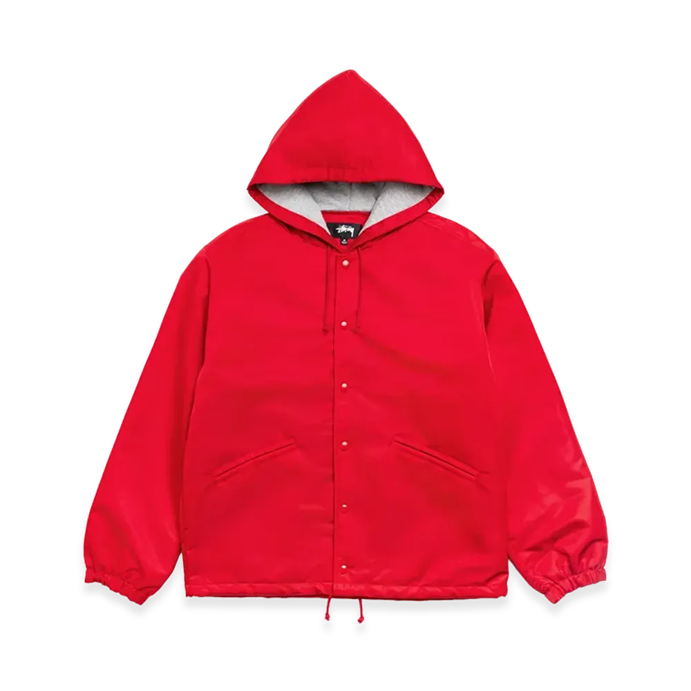 Stussy Hooded Coaches Jacket "Red"