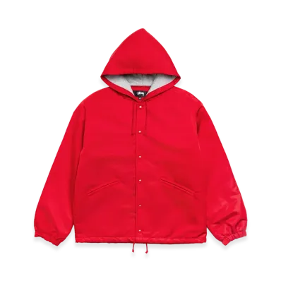 Stussy Hooded Coaches Jacket "Red"
