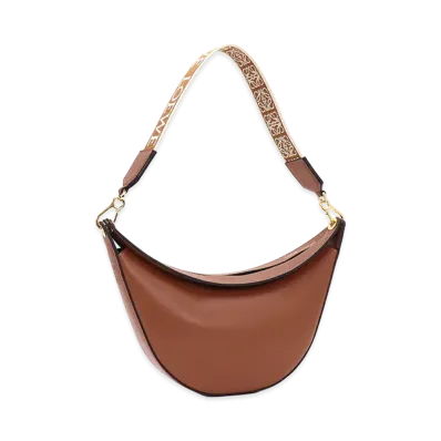 LOEWE Women's Shoulder Bag One Shoulder Luna Small "Pecan"