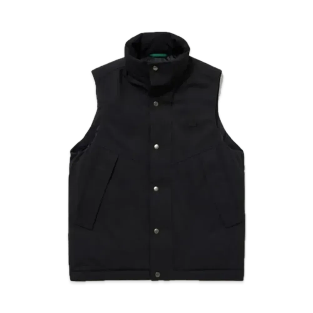 LACOSTE Water Resistant And Breathable Pique Down Vest "Black"