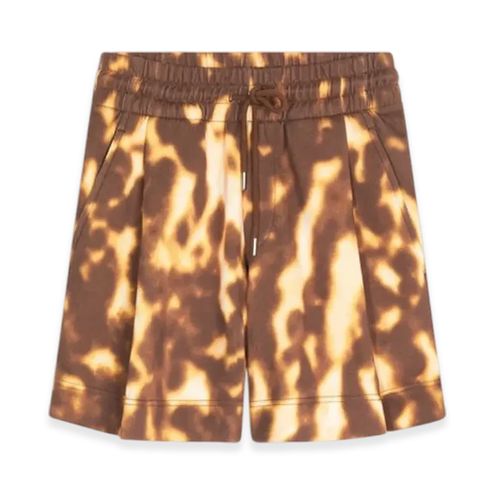 DRIES VAN NOTEN Women's Printed Cotton Shorts "Amber"