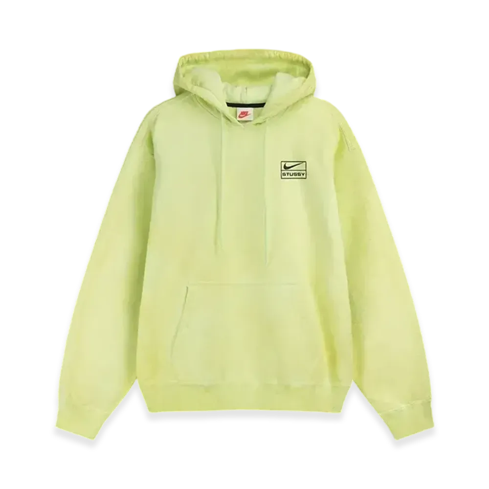 Stussy x Nike NRG Washed Hoddie (Asia Size) "Volt" DM1022-702