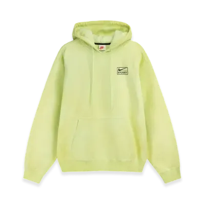 Stussy x Nike NRG Washed Hoddie (Asia Size) "Volt" DM1022-702